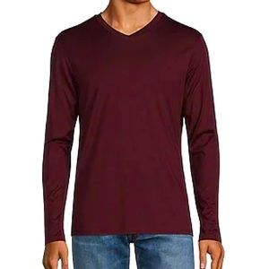 Maroon V-Neck Sweater